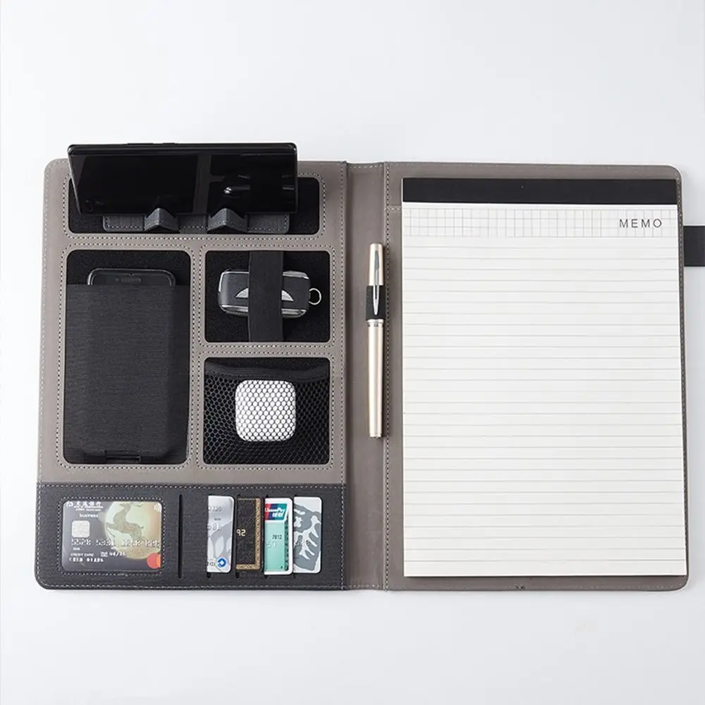 Negotiations Notepad A4 Conference Folder Memo Clipboard Contract File Folder Business Clipboard Leather A4 File