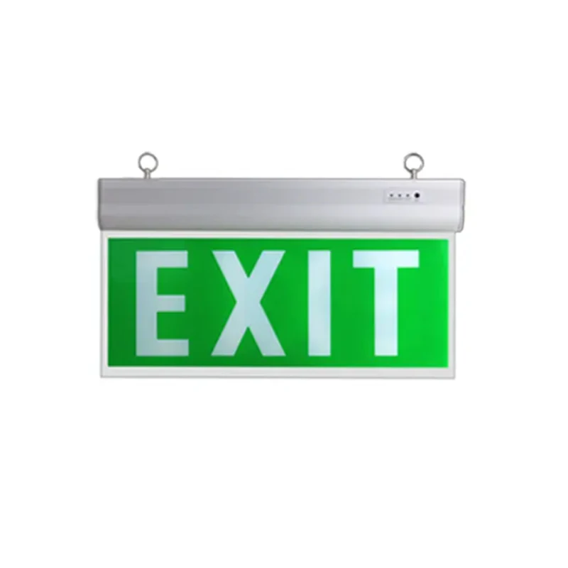 AC110V 220V White EXIT Lights Emergency Lamp for Power Loss Rechargeable Safety Light Led Warning Lighting Warn Professional