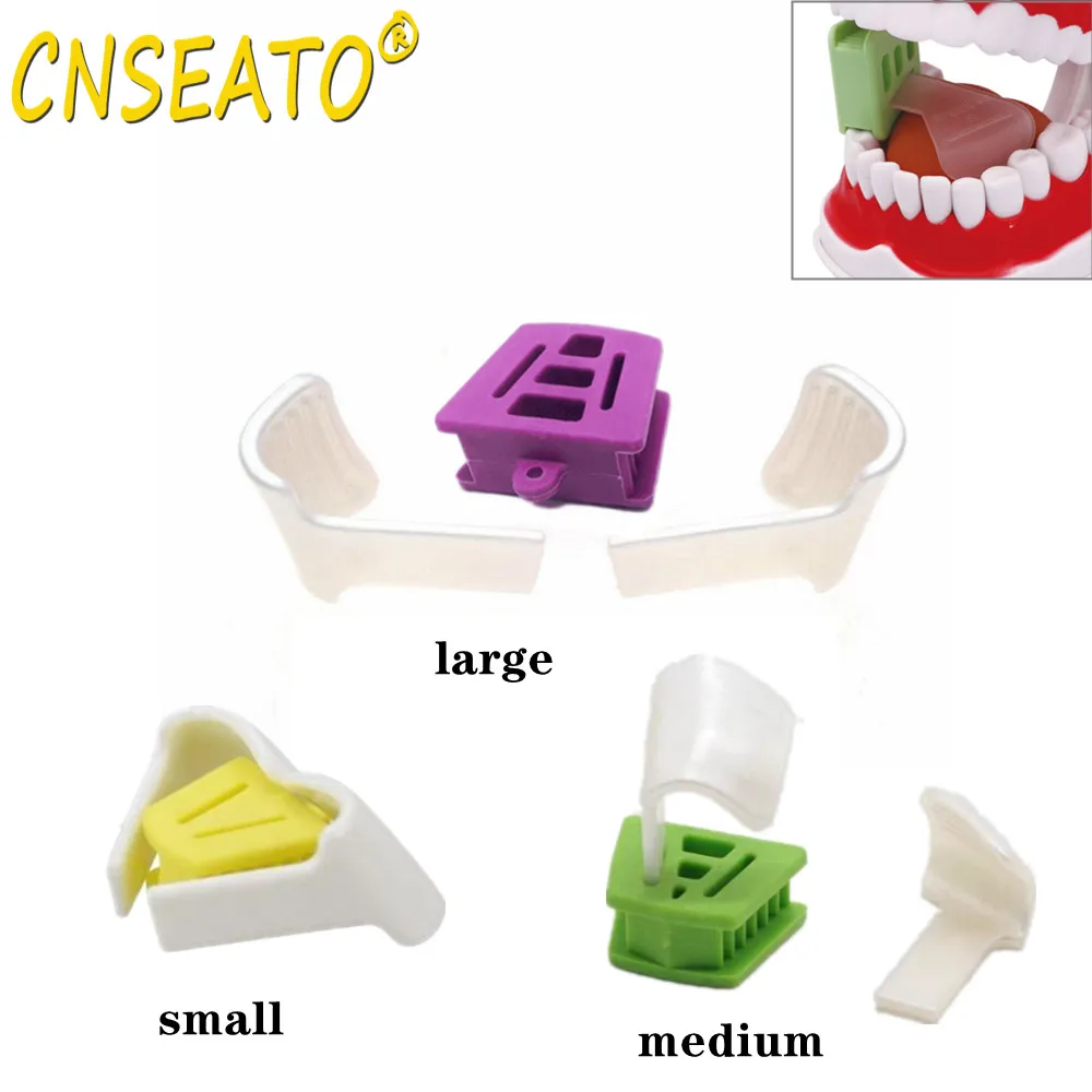 1PCDentalOcclusalPadSiliconeMouthPropsTongueGuardRestrainBiteBlockDentistryOpener