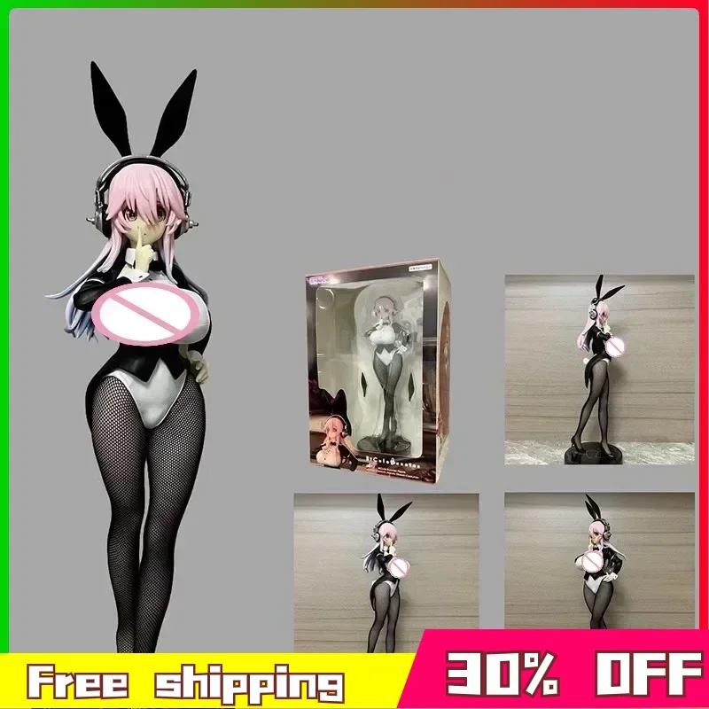 

Фигурка аниме SUPER SONICO 31 см, Niko Bunny, для взрослых и девушек, сексуальная красивая модель, периферийные принадлежности, маленькие фигурки манга, аниме, Подарочные игрушки