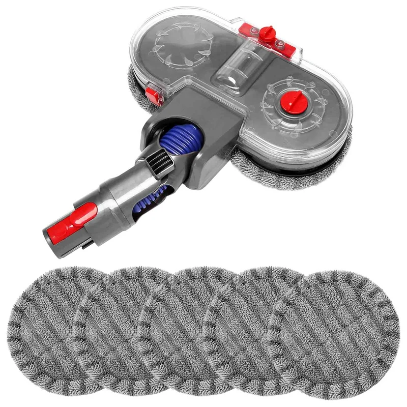 

Electric Mopping Vacuum Brush And Cleaner Cleaning Cloth For Dyson V7 V8 V10 V11 Replaceable Parts With Water Tank Set