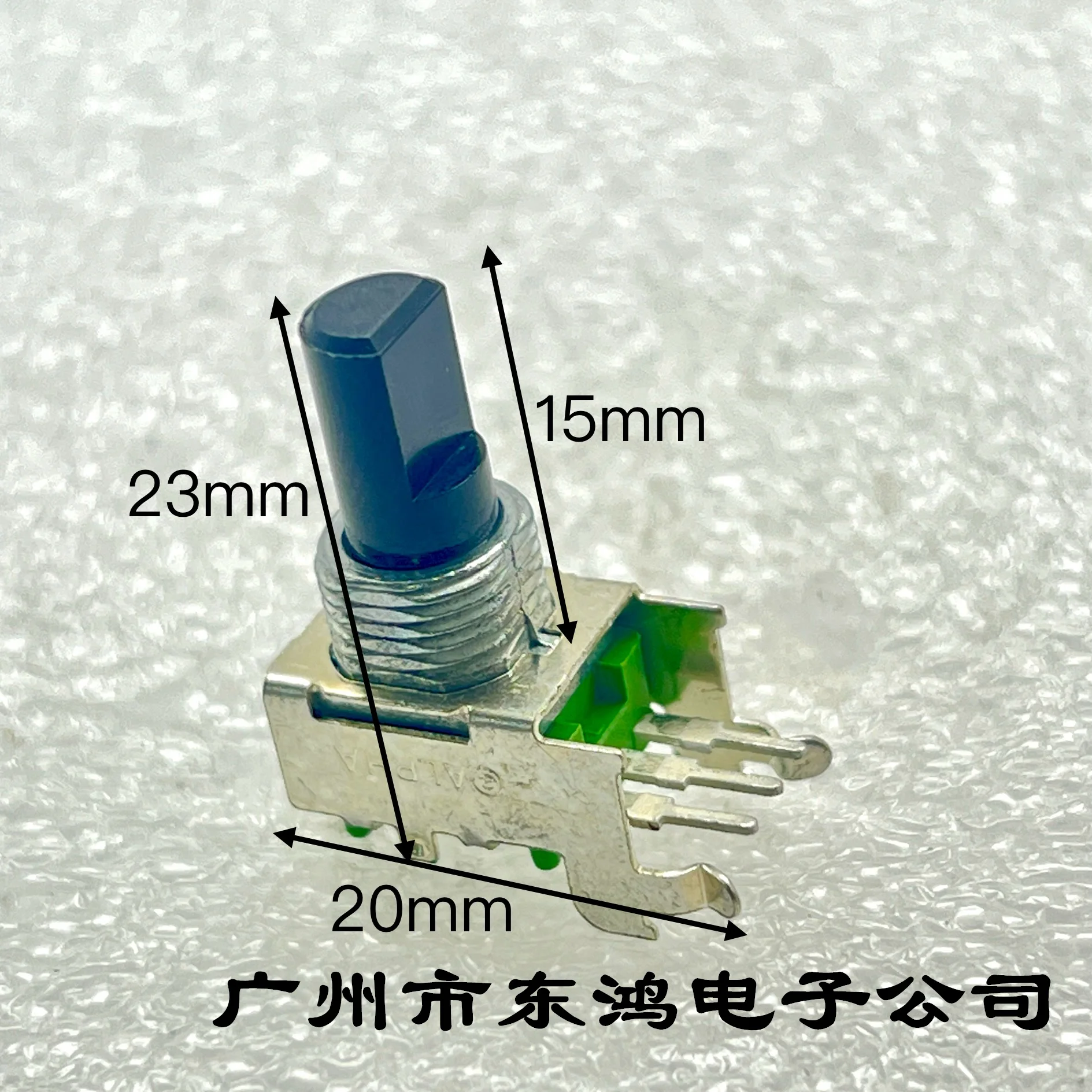 1 PCS Taiwan ALPHA RK09 potentiometer B5K axis length 15mm