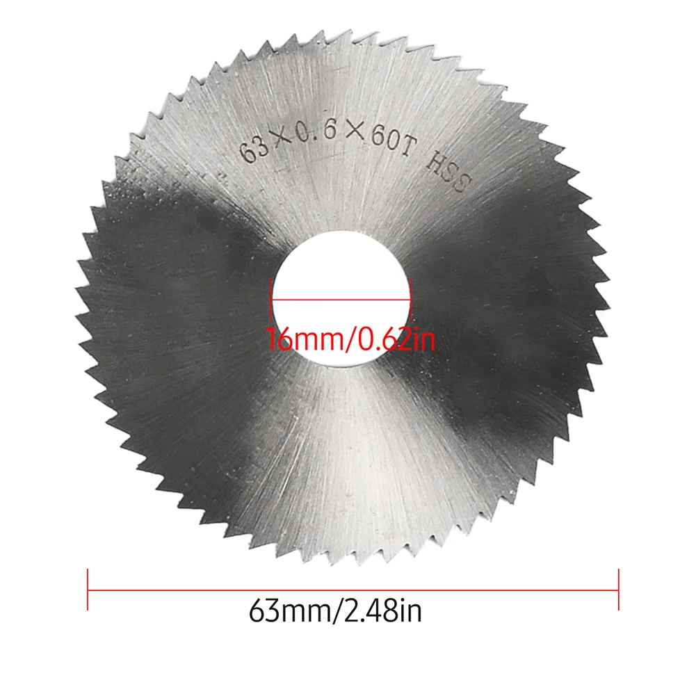 

63mm Cutting Disc Mini Circular Saw Blade For Wood Plastic Metal Rotating Cutting Tools Circular Cutting Disc Power Tools