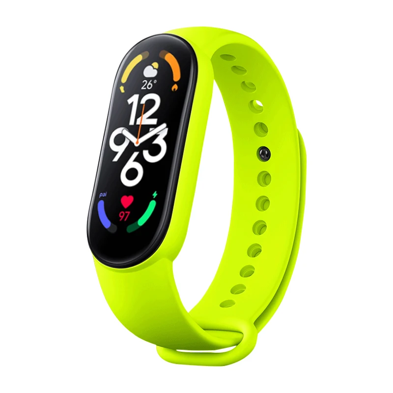 Breathable Silicone Smartwatch Wristband Strap