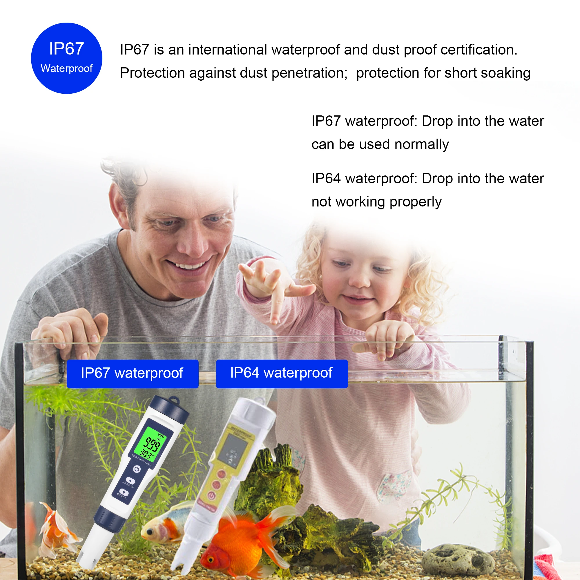 Durable And Flexible ORP Water Tester For Pool And Aquarium - Real-time Monitoring Automatic Wireless Meter Digital