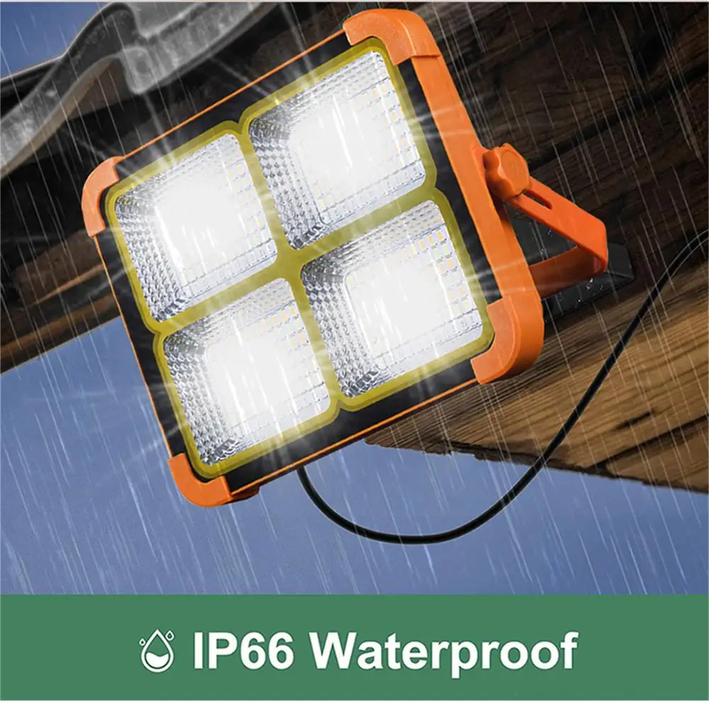 

Solar Flood Light Outdoor Portable 360LED Reflector Spotlight Rechargeable Projector Floodlight Construction Lamp