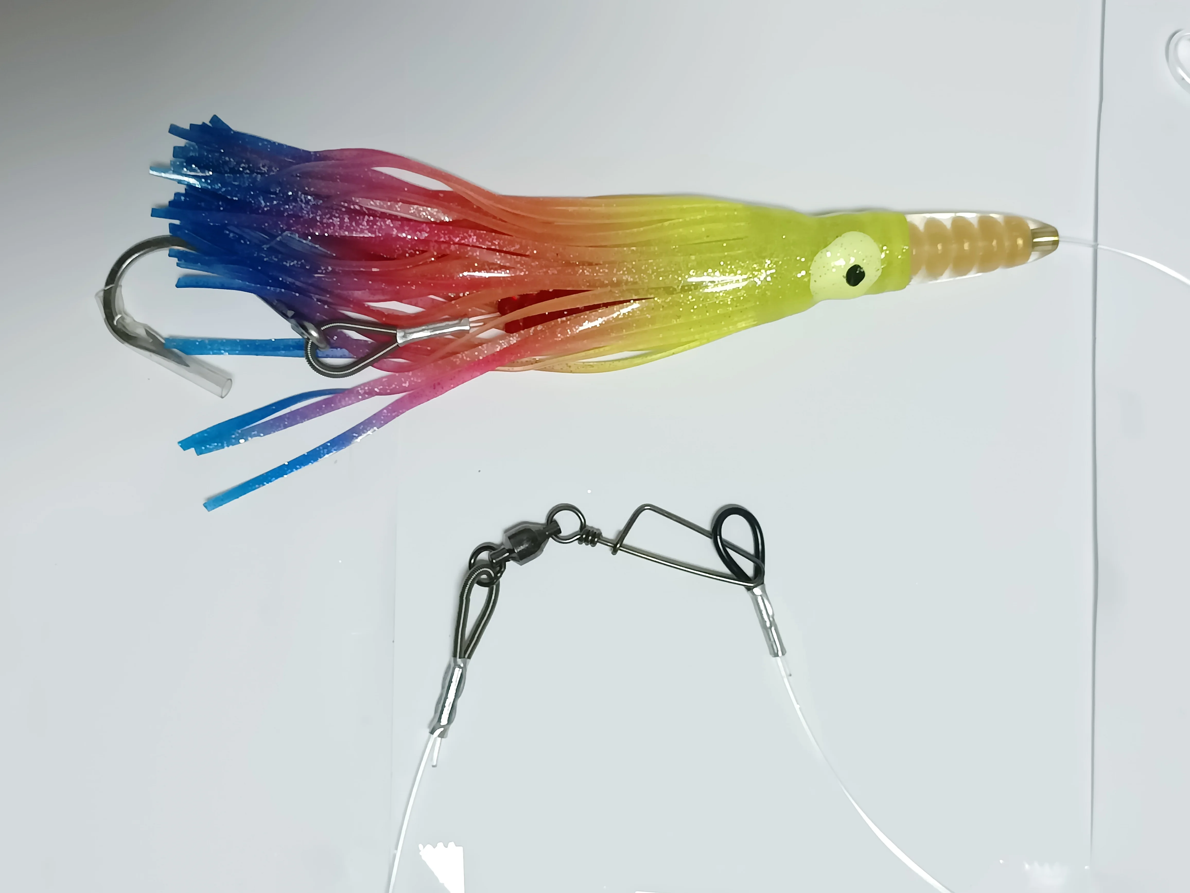 Drag angeln zug, 6 "octopus,56g(2 UNZEN) harz fisch, 2 meter lange, edelstahl KEINE 7/0 Haken, ziehen kraft 200 £, thunfisch, swordfish – Detail 12