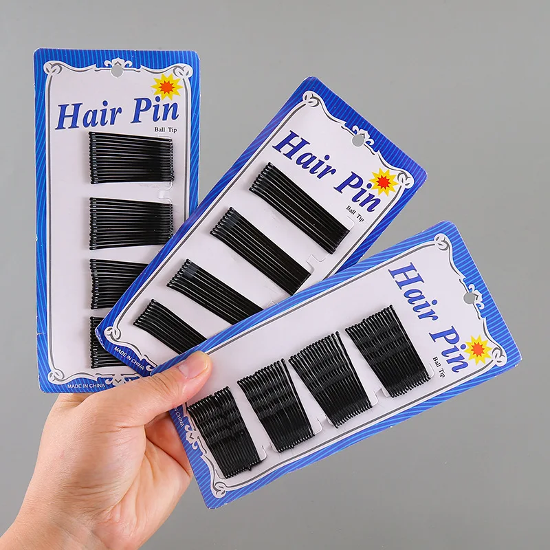 Lot De 4 Épingles à Cheveux Aide-Coiffure Niavida - 6 à 9 Cm - Noir/Braun - Neuf