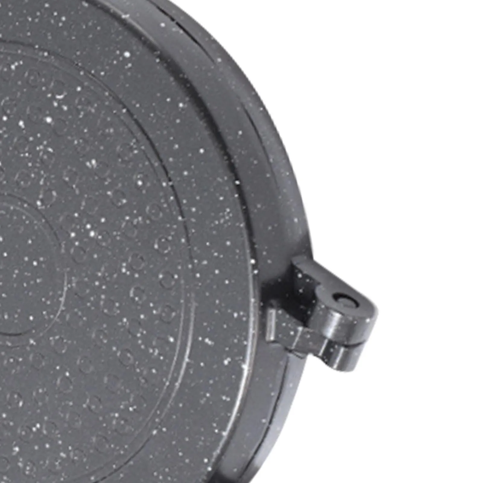 Double Sided Frying Pan Efficient Double Sided Sandwich Baking Pan Heat Resistant Nonstick Cool Handle Aluminum Alloy for Home