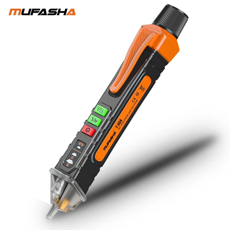 Penna Rilevatore Di Tensione Elettrica - Tester Senza Contatto 12-1000V Con Allarme Sonoro