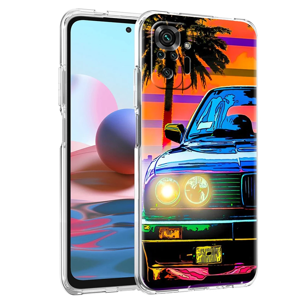 JDM Sports Cars Design Clear Phone Case