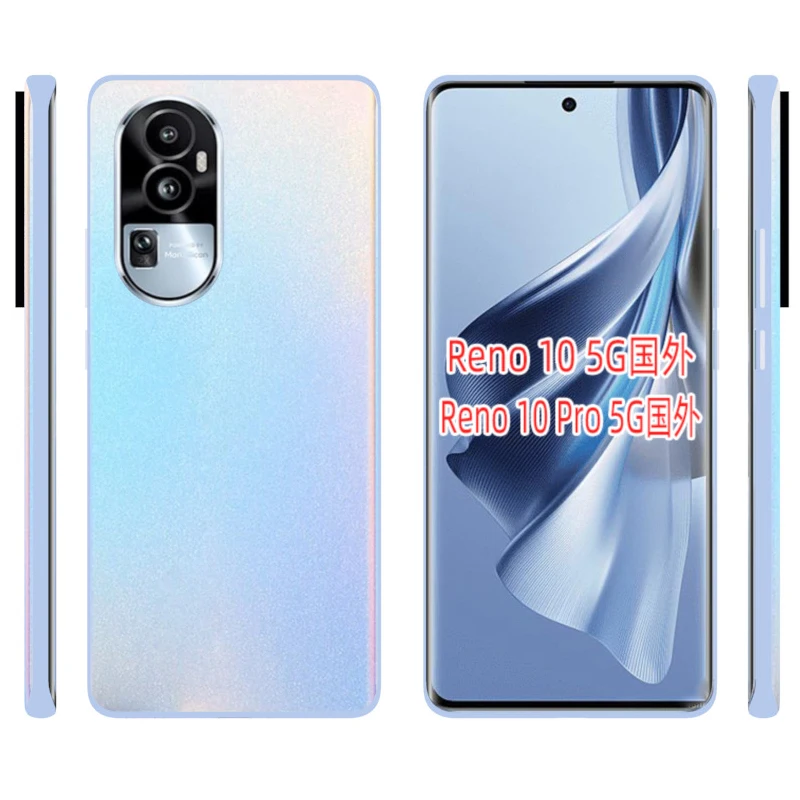 

Clear Case For Oppo Reno 10 5G CPH2531 Ultra Thin Silicone TPU Transparent Back Cover Phone Case for Oppo Reno 10 Pro 5G CPH2525