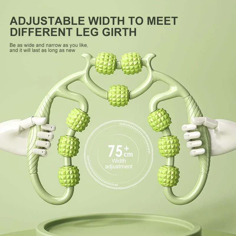 Massage Relax Circular Leg Clamp 12 Rounds Trigger Point Roller Massager Slimming Muscle Stretching Relaxation Massage Equipment