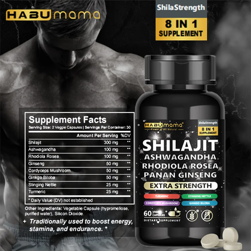 Pure Himalayan Shilajit Resin 300mg with 85+ Trace Minerals & Fulvic Acid for Energy Immune Support shilajit resin supplements