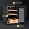 NEEDONE Humidor 23L with Cooling and Heating Temperature Control System Electric Cooler for 150 Counts with Digital Hygrometer 4