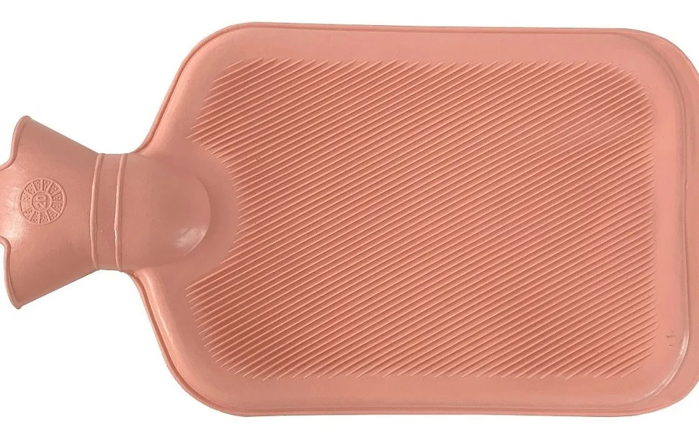 Bolsa de água Quente de Silicone, Garrafa de água Quente de Inverno Bonita  Segura para Menstruação (Rosa)