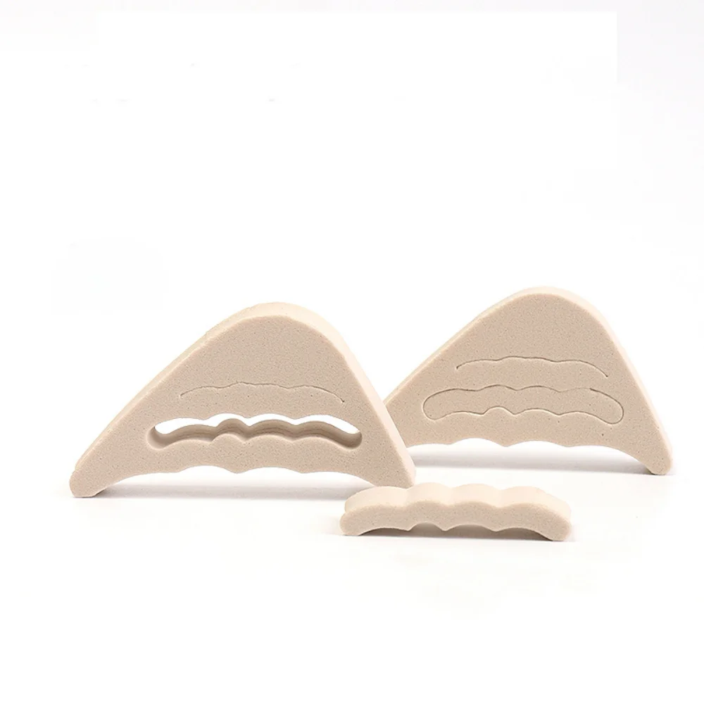 Weiche Schwamm-Halbeinlegesohlen, wiederverwendbar, 1/2 Paar Zehenstopfen, Zehenfüller, Einsätze für Schuhe, verstellbar, große Fußstütze, Unisex-Schuheinlagen – Detail 17