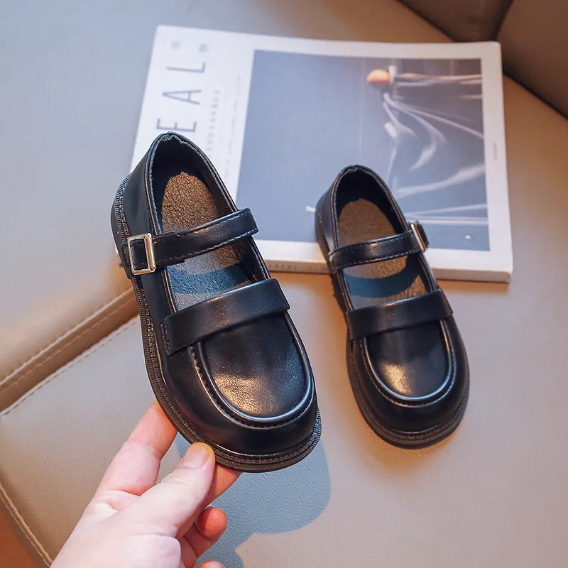 

Kids Casual Shoes for School Performance Party Wedding Shoes Girls Leather Shoes Children Simple Chic Oxfords Mary Janes