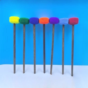 Ciotola tibetana nepalese martello di lana martello ciotola sonora artigianale ciotole tibetane buddiste Accessori per strumenti a percussione