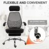 Ergonomic Designed Office Working Desk Chair W/ Back Angle Adjustment 5