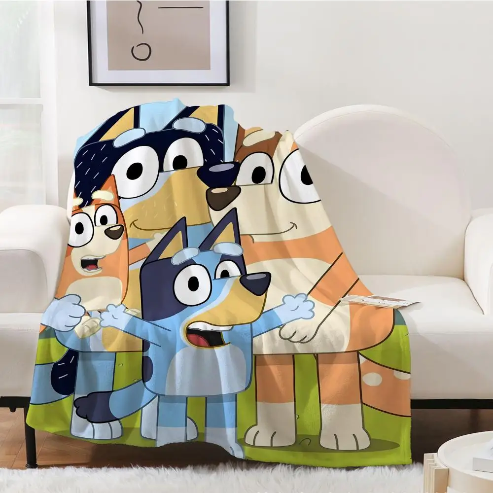 Bluey Flannel Throw Blanket 2