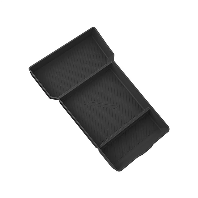 For Tesla Model Y Juniper 2025 Center Console Armrest Storage Box Stowing Tidying Lower Bottom Mat Organizer Tray Pad MY LAUNCH 6