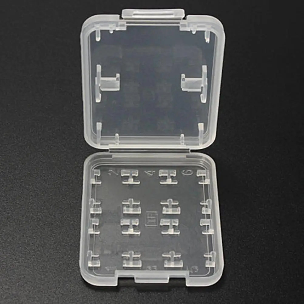 Description Picture 3 of item1PC Protector Holder Micro Box For SD SDHC TF MS Memory Card Storage Case Box Bag Plastic Boxes Transparent