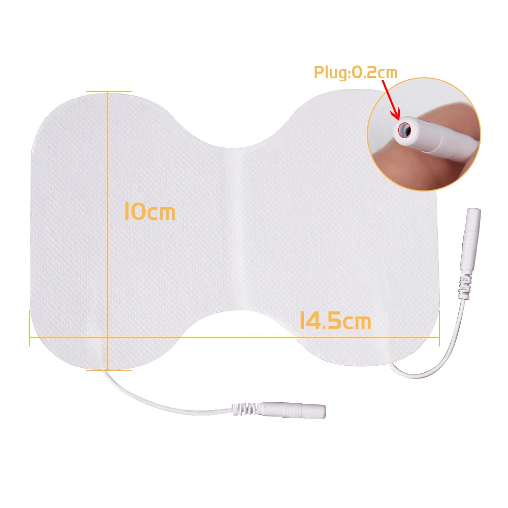 14.5*10cm Electrode Patch Self Adhesive for Tens Acupuncture Therapy Body Massager EMS Muscle Stimulator Massage Pads 4
