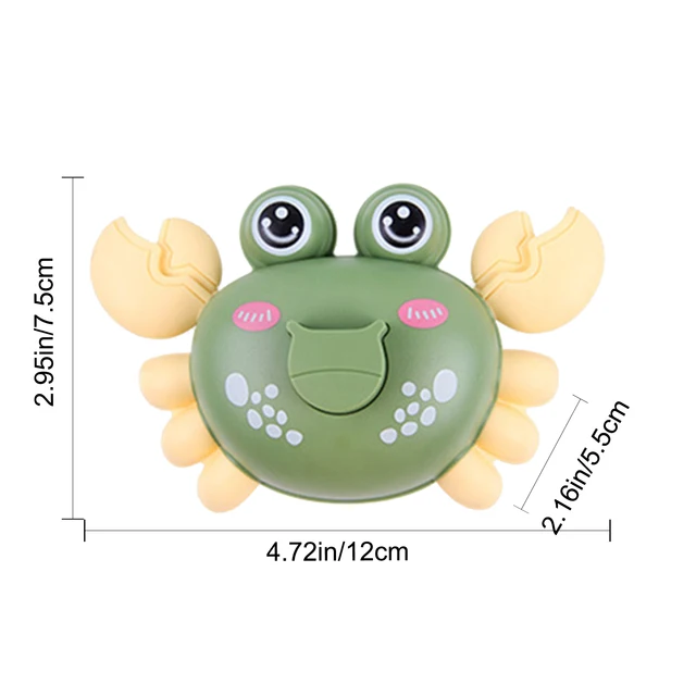 Baby Crawling Crab Toy Clockwork Dancing Crab Toy Mobile Crab Crawling Toys Wind Up Crawling Crab Walking Crab Toy Gift for Kids 6