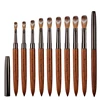 Kolinsky Acrylic Nail Brush Set 3D Pure Handmade Nail Brushes For Acrylic Application Professional Nail Art Brush 1