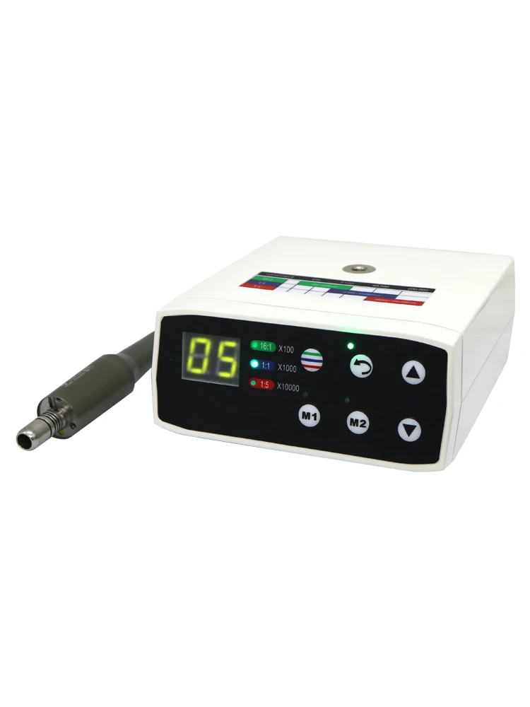 LED Electric Micro Motor Dental Handpiece - 1:1 & 1:5 NSK Style Brushless, Rechargeable & Waterproof
