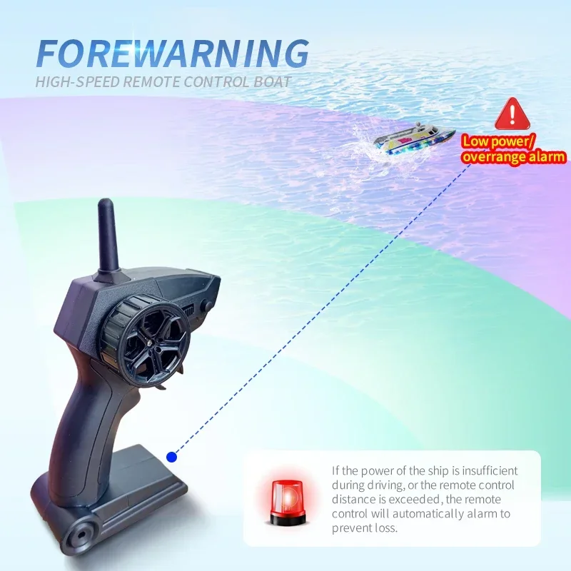 High Speed RC Boat Toy with Dual Remote Control