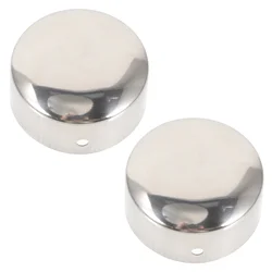 2pcs Handrail End Cap Round Caps Plug Decorative Rail Handrail Accessory