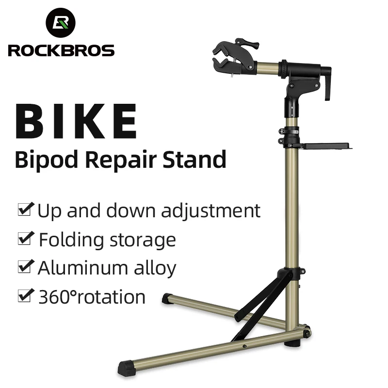 ROCKBROS Bike Reapir Stand With Tool Tray Comfortable Maintenance Bike