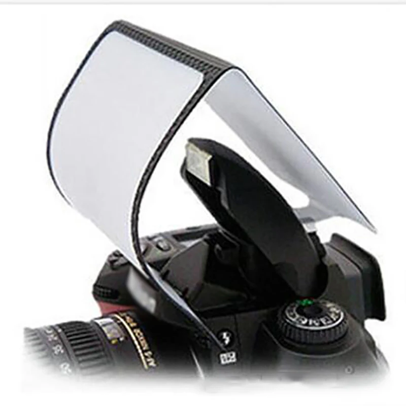 Diffusore Flash Per Fotocamera - Con Filtri Arancione, Bianco E Blu, Universale - Foto 3