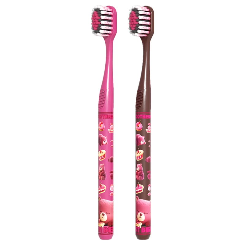 2/1 그룹 구강 부드러운 모발 치아 청소 도구 칫솔 조합 홈 케어 성인의 일상 생활에 적합