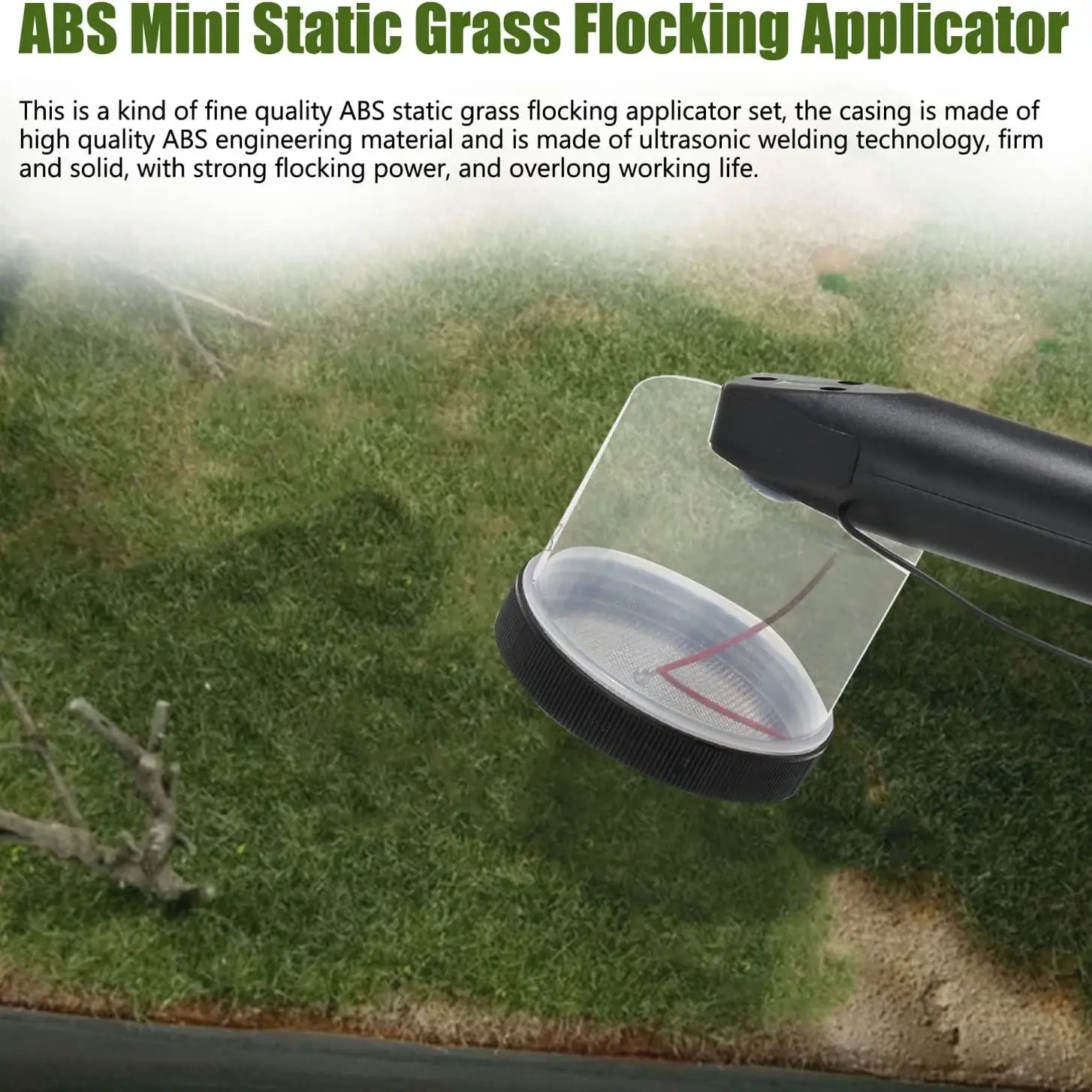 thumbnail interactive-video image 1 of Mini Static Grass Flocking Kit – 4 Colors, Applicator For DIY Model Scenery & Sand Tables 1 of 14