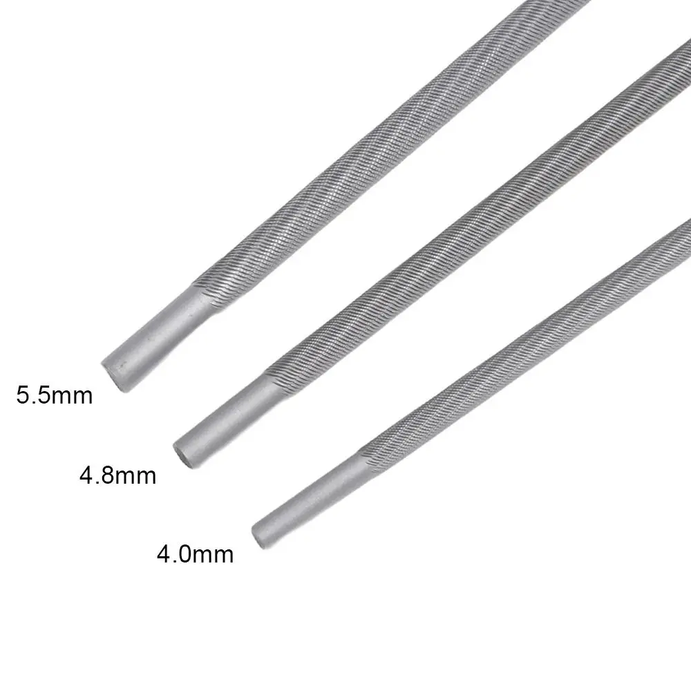 1Pcs 새로운 고탄소강 체인 파일 라운드 플라스틱 핸들 톱 샤프너 4.0/4.8/5.5mm 목공용 샤프닝 도구