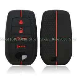 Enhanced Silicone Protective Case for Car Key with 4 - Button Functionality (Black and red do not)