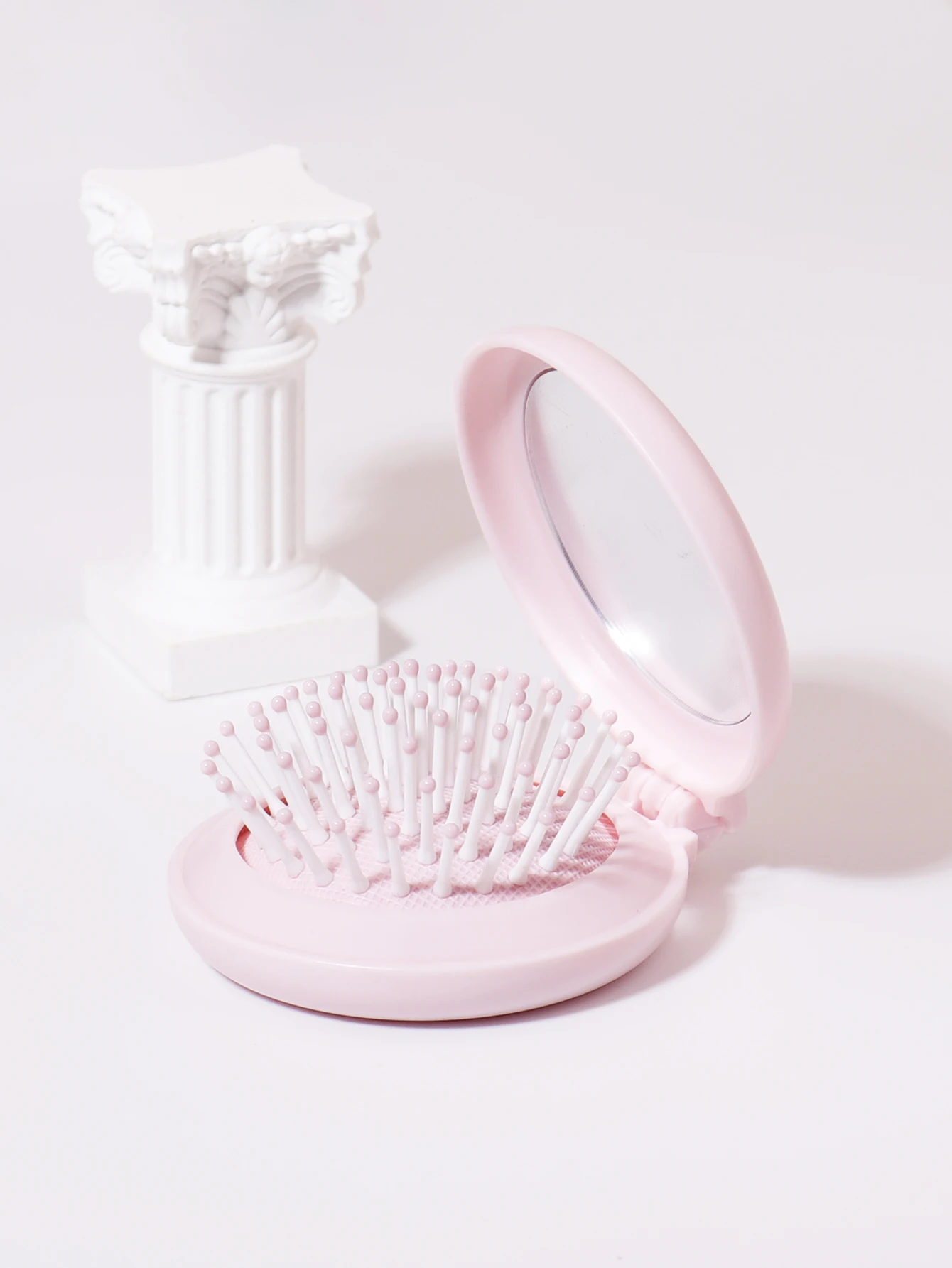 Hair Comb Hair Styling Tool Hair Styling Comb Scalp Massage Comb Curling Comb Curly Hair Comb portable circular pocket comb with mirror hairstyle folding mirror plastic air cushion massage comb Special for real hair wigs