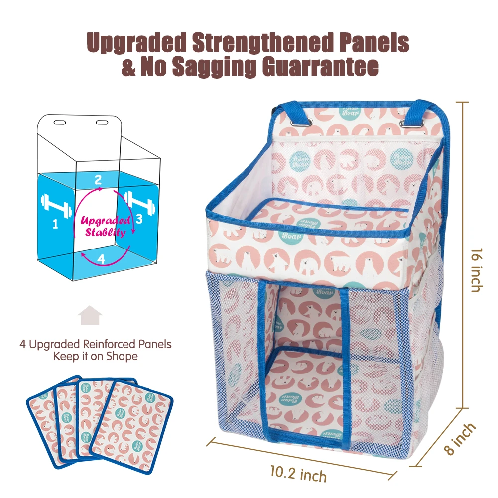 Nappy Pod Bag For Nappies Cloth Nappy Pod Sunnies White With Camel