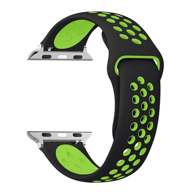 Breathable Silicone Sports Watch Strap