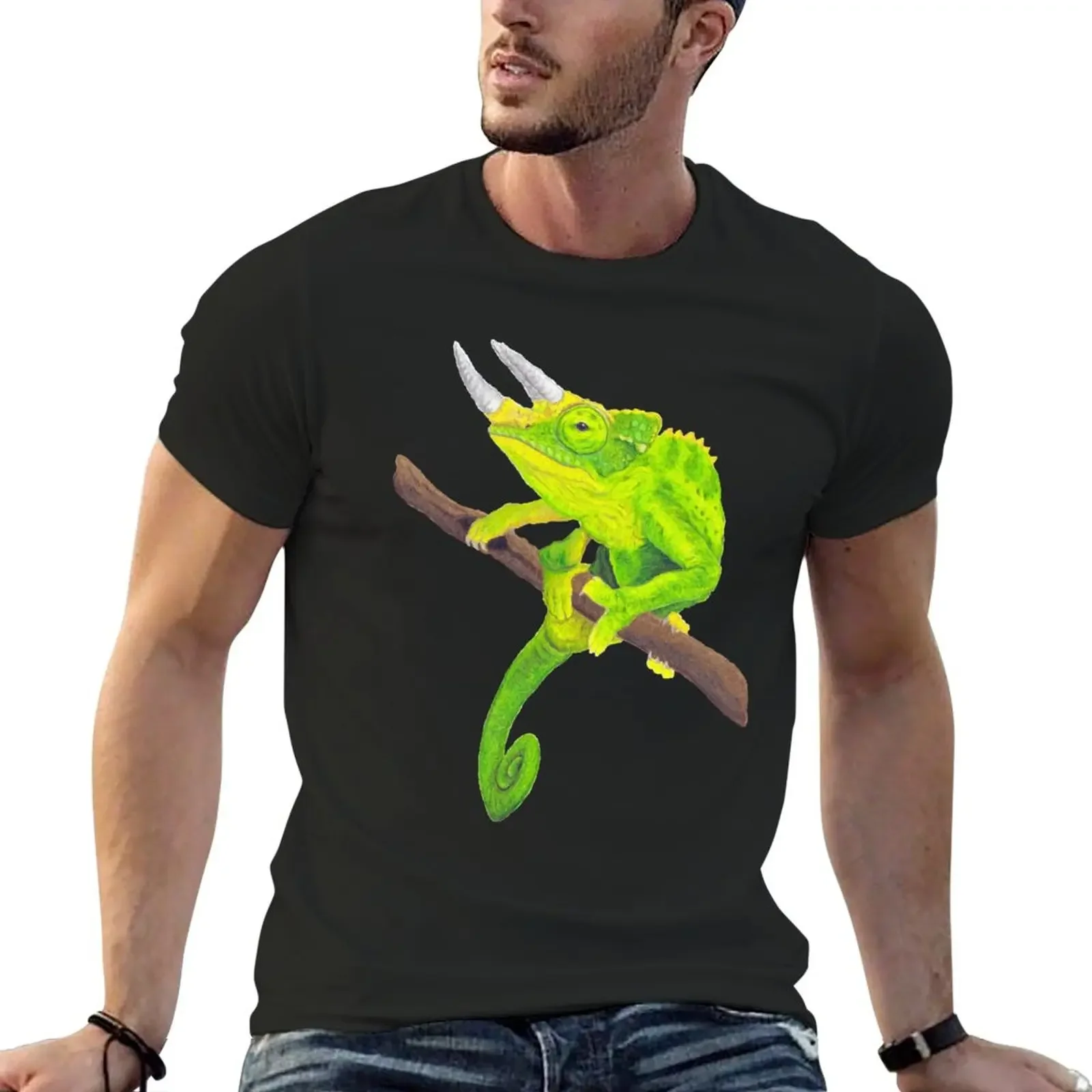 

Jackson's Chameleon T-Shirt vintage clothes customizeds new edition men clothings