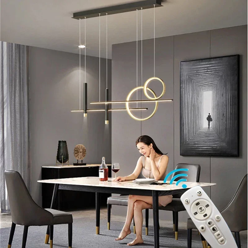 

Nordic Led Pendant Lights for Living Room Center Tables Dining Food Kitchen Accesories Chandelier Home Decoration Indoor Fixture