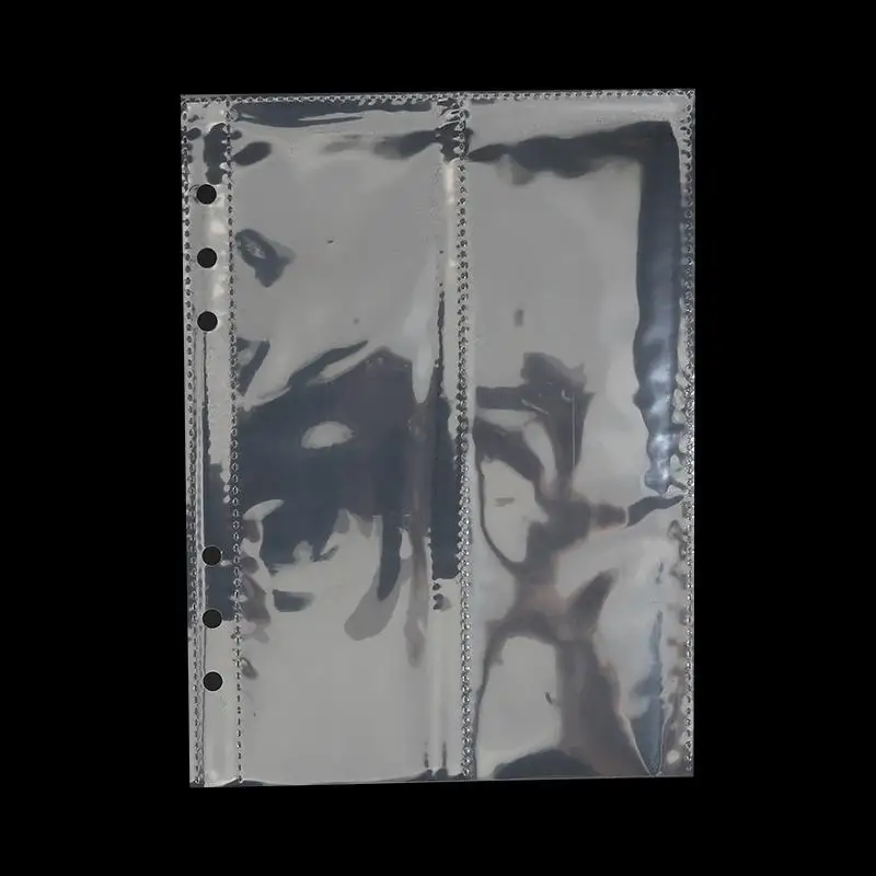 A5 Binder Doppel-Schnalle Abdeckung 10 stücke Nachfüllen Ärmeln Taschen DIY Lose Blatt Foto Kpop Organizer Halter idol Karte lagerung Buch – Detail 35