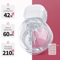 1200mAh Wearable Breast Pump Hands-Free Electric Low Noise Painless Breast Milk Pumps BPA-free Breastfeeding Milk Collector 2