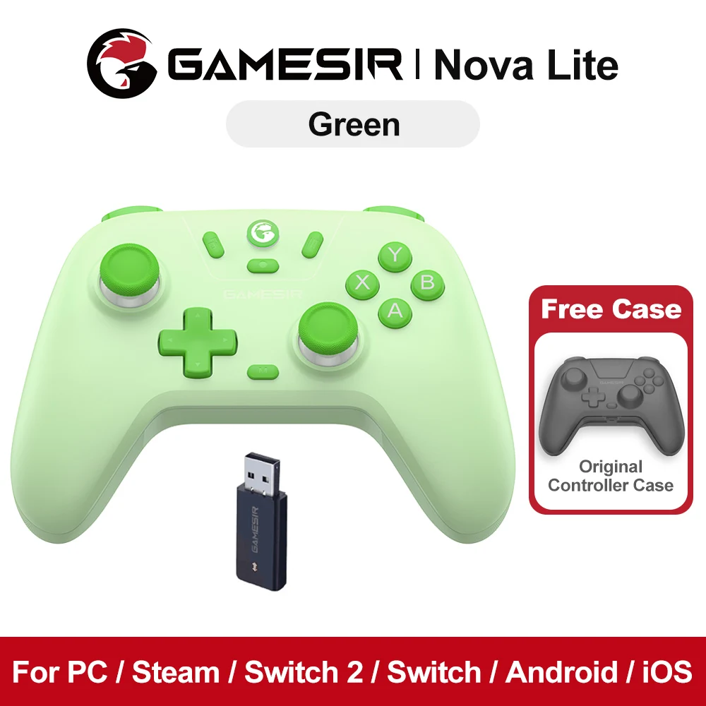 GameSir Nova Lite Multi-Platform Gamepad with Tri-Mode Connectivity and Hall Effect Sticks