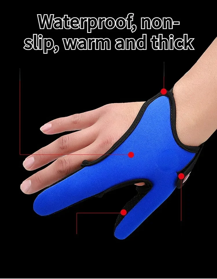 Description Picture 4 of itemFishing Gloves 2 Fingers Protector Breathable Anti-Slip Anti-Cut Fishing Gloves Carp Outdoor Fishing Tackle Accessories Supplies