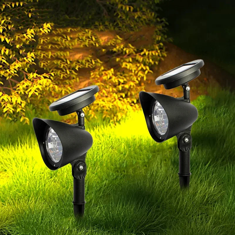 Outdoor IP65 Waterproof Brightness Adjustable Spot Lights for Garden Backyard Driveway Patio