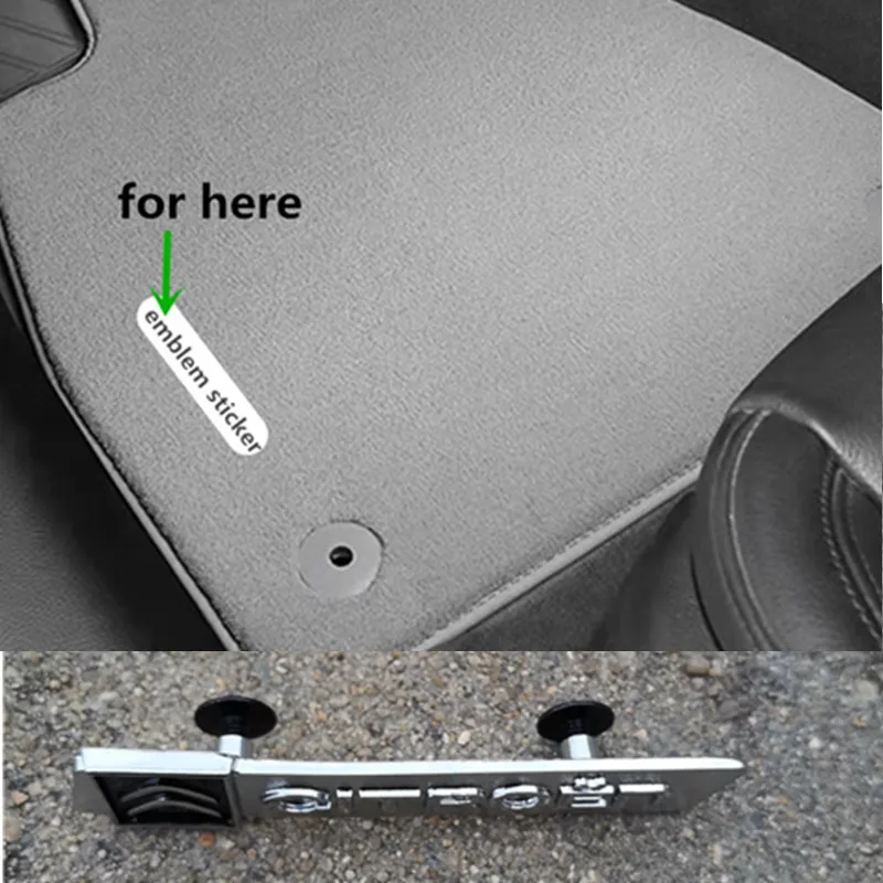 1Pcs Top Car Carpet Emblems For Citroen DS Spirit DS3 DS4 DS5 DS6 DS7